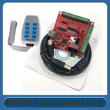 CNC USB MACH3 100Khz zlom odbor 4-axis vmesnik krmilnik, ki plujejo pod carving kartico graviranje glavni odbor z ročno kolo