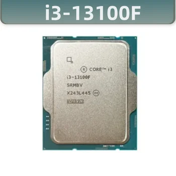 Core i3-13100F i3 13100F CPU 4 Jedra 8 Niti L3=12 MB 10NM Proces 3.4 GHz 58W 128G LGA 1700 Processador