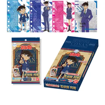Detective Conan Čudovito Stranka Zbirka Kartico Booster Box PETA Anime Znakov, Nalepke Otrok Igra Igrače Za Družino Darilo