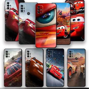 Disney Cars Strela McQueen mobilnega Telefona Primeru za Motorola Moto G51 G22 G52 G72 G200 G31 G32 G71 5G G30 G60 G82 G8 Moč Lite