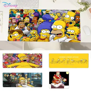 Disney Risanke Na Simpson Mousepad Smešno Lep Anime Mouse pad Mat Velikost za Kawaii Desk Teen Dekleta za Spalnico