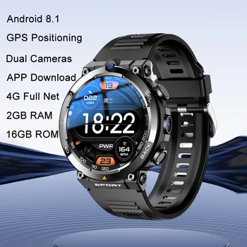 DKBW 4G Neto Smartwatch GPS, NFC, Wifi Prenesete APP Dvojno Kamero za Video Klice Moški Ženske Podpira Google Play Kartice SIM Pametno Gledati H10