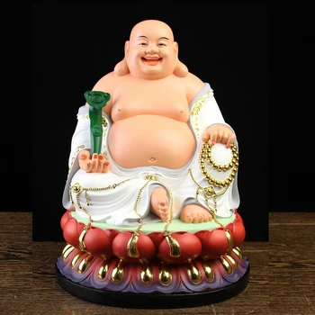 DOBRO Azija Maitreja Buda Bog bogastva, BUDA slika domov Oltar trgovina Čaščenja učinkovita Talisman družino Boginja Maskota kip