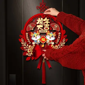 Dragon Leto Stu Okno Cvet Elektrostatično Dekorativni Pomladni Festival Potrebščine Kitajci Okraski FU Značaja