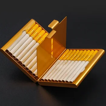 Držite 20 Cigaret Cigareta Primeru Zajema Ustvarjalne folio cigaret primeru Kajenja Cigaret Polje Rokav Pocket Cigarete Paket Kritje