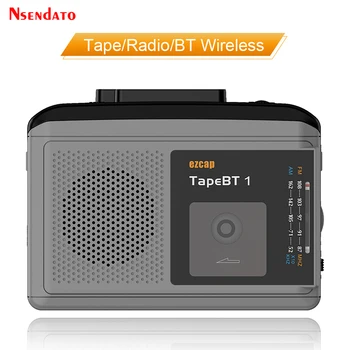 Ezcap244 TapeBT 1 Prenosni Bluetooth Trak Kasetni Predvajalnik Pretvornik Z FM/AM Radio Vgrajen Zvočnik Mikrofon Za Slušalke