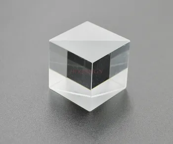 Fizika poučevanja Žarek delitev prizmo 30*30*30 mm 1:1 semi-odsevni semi-pregledna prizmo Materiala kocka prizmo Prilepljena prizma