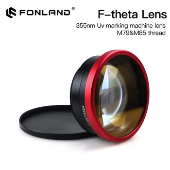 Fonland M79/M85 Scan UV F-theta Objektiv 355nm goriščna razdalja F160-420mm Scan Področju 110x110-330x330 Za UV Laser Galvo Sistem
