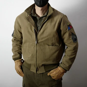 FURY ISTI Repliko Ima Jakna Volnene Obložene Človek Plašč po drugi svetovni VOJNI ameriške Vojske Vojaške uniforme