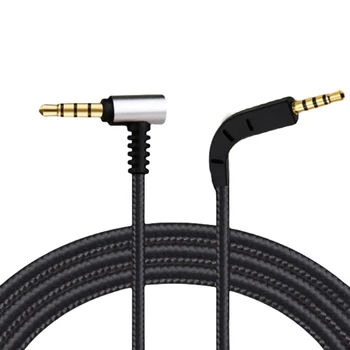 Gaming Slušalke Slušalke Zamenjava Kabel Primerni za Bowers P7 Črna
