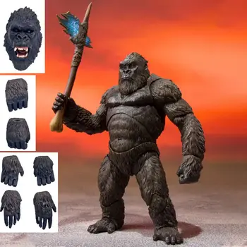Godzilla Vs Kong Ukrep Slika King Kong 2021 Film SHM Pvc Zbirka Dekoracijo figuric Igrače Za Otroke Darilo