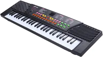 GOFLAME 54-Ključ Elektronski Tipkovnico Klavirja z LED Digitalni Zaslon, Prenosna Elektronska Glasbila z Mikrofonom & 