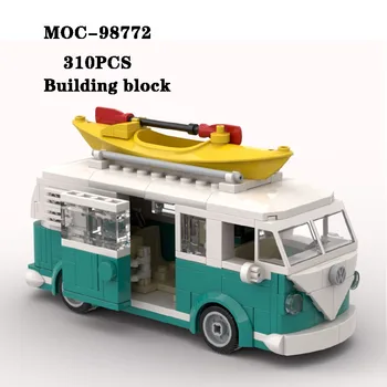 Gradnik MOC-98772 Super Bus Modela Avtomobila Igrača Skupščine 310PCS Odraslih in Izobraževanja Otrok Igrača Rojstni dan in Božično Darilo