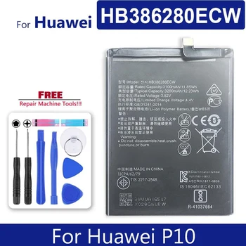 HB386280ECW Baterija Za Huawei Honor 9 STF-L09 STF-AL10 Za Honor9 STF L09/AL10 Bateria s Številko za Sledenje