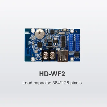HD-HD-WF2 Barvno LED Zaslon Asinhroni Nadzor Kartico 384*128pixel