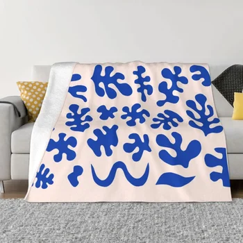 Henri Matisse Odejo Runo Tekstilne Dekor Nordijska Geometrijske Alge Prenosni Super Mehka Vrgel Odeje za Domov Zunanji Odeja