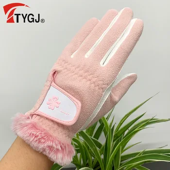 Hladno varstvo žensk jeseni in pozimi toplo rokavice varovala za zapestje anti-slip runo rokavice za golf leve in desne roke 1 par