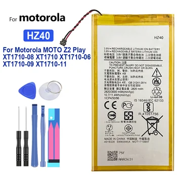 HZ40 3000mAh Baterija za Motorola Moto, Telefon Bateria, Z2 Igra, Z2Play, XT1710, XT1710-06, XT1710-08, XT1710-09, XT1710-11