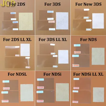 JCD Zgornji Spodnji HD Jasen LCD Zaslon Zaščitna folija Za 2DS 3DS Novi 3DS 3DSLL 3DSXL NDS Lite NDSL DSi NDSI XL LL Zaščitnik Pokrov