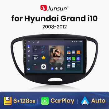 Junsun V1 AI Telefonski Brezžični CarPlay Android Auto Radio Hyundai Grand i10 2008-2012 4G Avto Večpredstavnostna GPS 2din autoradio