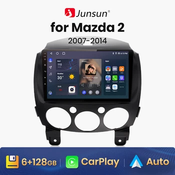 Junsun V1 AI Telefonski Brezžični CarPlay Android Avto Radio za MAZDA 2 Mazda2 2007-2014 4G Avto Večpredstavnostna GPS 2din autoradio