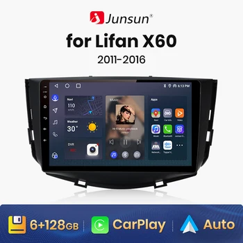 Junsun V1 AI Telefonski Brezžični CarPlay Android Avto Radio za Lifan X60 2011-2016 2015 2014 4G Avto Večpredstavnostna GPS 2din autoradio