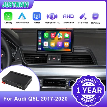 JUSTNAVI Brezžični Apple CarPlay Modul Polje Za Audi Q5 Q5L 2018 2019 2020 MIB Sistem Iphone IOS Android Auto