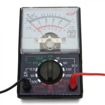 Kazalec Tip MF-110 Mini Multimeter Pocket Majhne Prenosne Doma Ročni 110a Kazalec Napetosti Multimeter