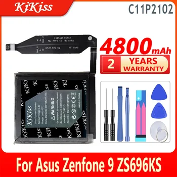 KiKiss Baterije C11P2102 4800mAh Za Asus Zenfone 9 ZS696KS Zenfone9 Visoka Zmogljivost Bateria