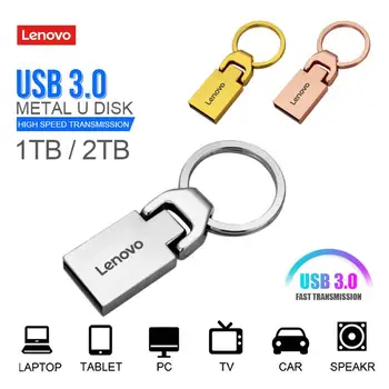 Lenovo Usb 3.0, Usb Stick 64GB Skok Disk 16GB 32GB Kovinski Flash Voznik PenDrive 128GB Flash Laptop Memory Stick Darilo Usb Pomnilnik
