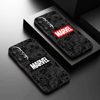 Marvel Comics Logotip Primeru Telefon Za Huawei P50 P50E P40 P30 Pro Plus, Lite 5G Y9 Prime 2019 Čast 100 Pro Mate 30 Pro Shell Mehko
