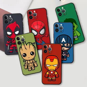 Marvel Strip Ironman Spiderman Silikonsko Ohišje za Huawei Y9 Y8s Y60 Y61 Nova 9 Pro SEBI 8 10 SE 8i Y70 Plus 10z Y6 Y90 Y7 Pokrov