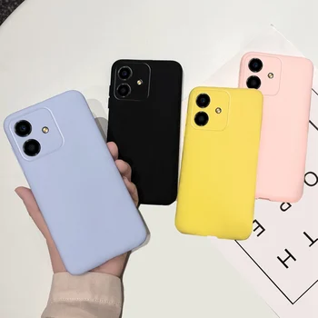 Mehke Silikonske Nazaj Primerih Za Huawei Honor Play6C Odbijača za 6,5 palčni Puding Pokrovček Barva Čast 6C Telefon Primeru Mehko Shockproof