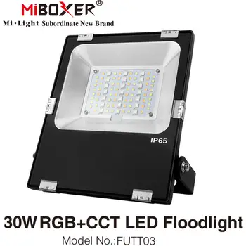 MiBoxer FUTT03 30W RGBCCT LED Žaromet AC110V 220V IP65 Vodotesen Zunanja Razsvetljava Brezžični Daljinski WiFi APLIKACIJO Glasovni Nadzor