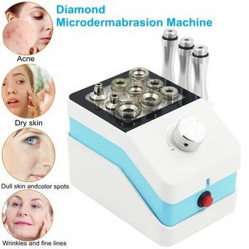 Mikro-trenutne Diamond Microdermabrasion Lifting Obraza Pralni Zob Gubam Odstranitev Večfunkcijsko Lepotno Nego Kože Massager
