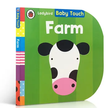 Milu Originalni angleški Baby Dotik: Kmetije Dotik Knjiga ： Otrok je Odbor Pikapolonica