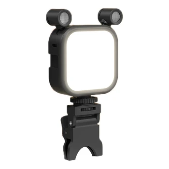 Mini Clip-On Mobilni Telefon Fill Light LED Luči Selfie Live Video Lučka 2500K-9000K Z Mikrofonom Izpolnite Lučka