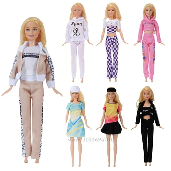 Moda Priložnostne Clothings Obleka Komplet za Barbie Blyth 1/6 30 cm MH CD FR SD Kurhn BJD Punčko Oblačila Dodatki, Igrača Darilo za Dekle