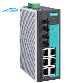 MOXA 8-port vstop ravni omrežja je uspelo Industrijski Ethernet stikalo EDS-408A-MM-ST