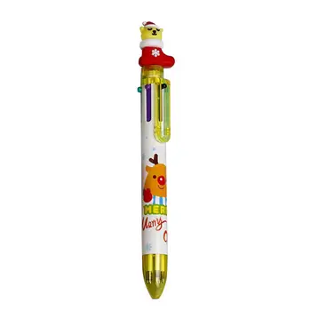 Multi Color Pero Zabavno Peresa Zložljive Kemični Svinčnik Multicolor Božič Kemični Svinčnik Multicolor Z Gladko Pisanje In