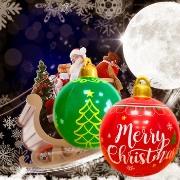 Napihljivi Božič Žogo Dekoracijo Vzdušje Balon Sijaj, Božični Okraski, Žogo Božični Okrasek, Novo Leto Stranka