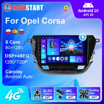 NAVISTART avtoradia Za Opel Corsa 2020 Android Avto Inteligentni Sistem Multimedijski Predvajalnik Videa, Vodja Enote Navigacija GPS Stereo