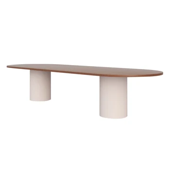 Nordijska jedilno mizo sodobno minimalistično in razkošno pisarno ovalne, pravokotne mize minimalističen