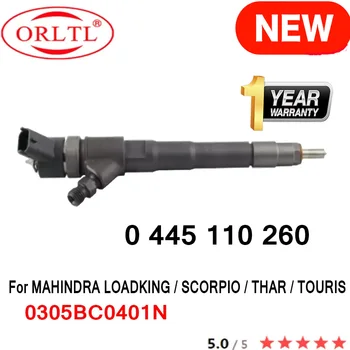 Novi 0 445 110 260 0445110260 Diesel Visoke Kakovosti Injektor 0305BC0401N za MAHINDRA LOADKING / SCORPIO / DA / TOURIS ORLTL