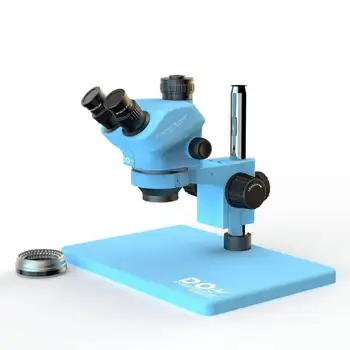 Novi Izdelki Natančno Spajkanje Za Laboratorijsko 7050TVP Povečava 7X-50X Trinocular Digitalni Mikroskop Za Mobilne naprave, Popravila