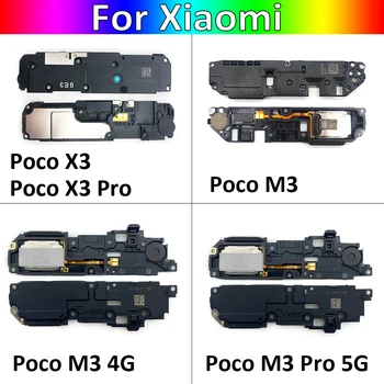Novo Glasen Zvočnik Zvonjenja Za Xiaomi Poco X3 M3 Pro 4G 5G NFC Zvonec Zumer Flex Kabel za Nadomestne Dele za Popravilo