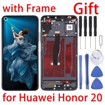 OEM LCD Zaslon za Huawei Honor 20 Računalnike Polno Montaža z Okvirjem