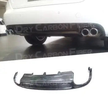 Ogljikovih Vlaken Zadnji Difuzor Lip Spojler Za Audi A4 B8 Standard 2009-2012 Zadnji Odbijač Difuzor