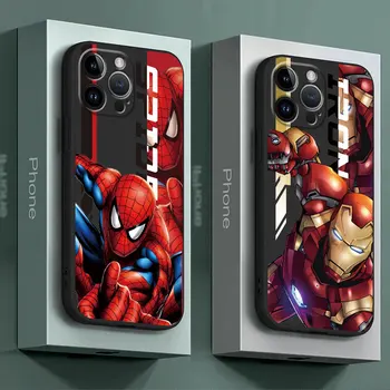 Ohišje za Huawei P40 Lite P30 Pro P Smart Z P50 Pro P30 Lite P20 Pro P60 Pro P20 Lite Odbijača Marvel Spider Man Kritje Črna Mehka