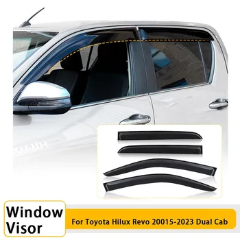 Okno Avtomobila Vizir Vreme Stražar Dež Vizir Za Toyota Hilux Revo 2015-2023 Sonce Dež Ter